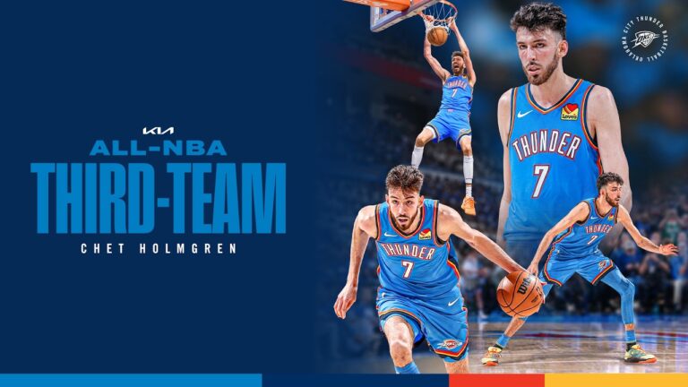 Chet Holmgren named to Kia All-NBA Third Team OKC Thunder