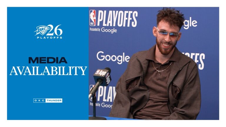 Chet Holmgren on Finding Open Looks Playoffs WCS Game 1 Postgame Media May 5, 2026