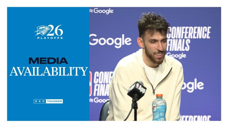 Chet Holmgren on Teammates Playoffs WCF Game 5 Postgame Media May 26, 2026
