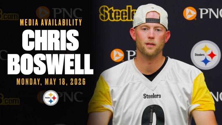Chris Boswell on new contract more (May 18) Pittsburgh Steelers