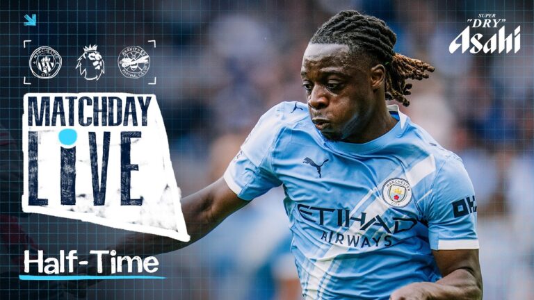 City being held at the break by Brentford! Man City 0-0 Brentford Premier League