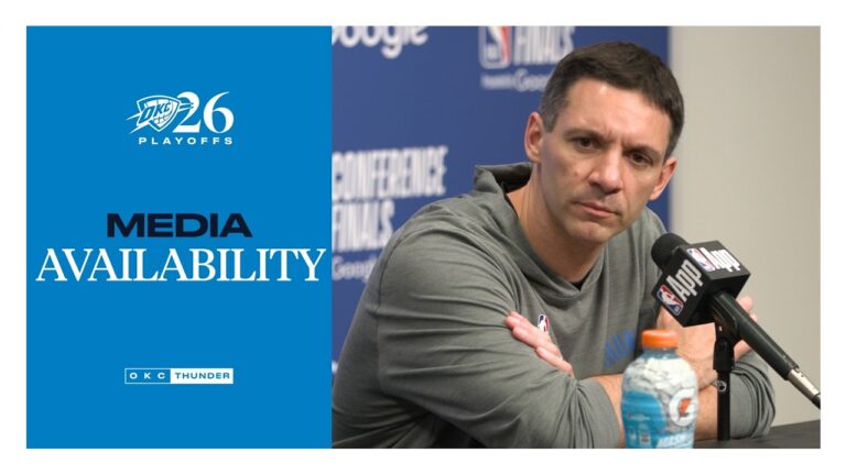 Coach Daigneault After Game 7 Playoffs WCF Game 7 Postgame Media May 30, 2026