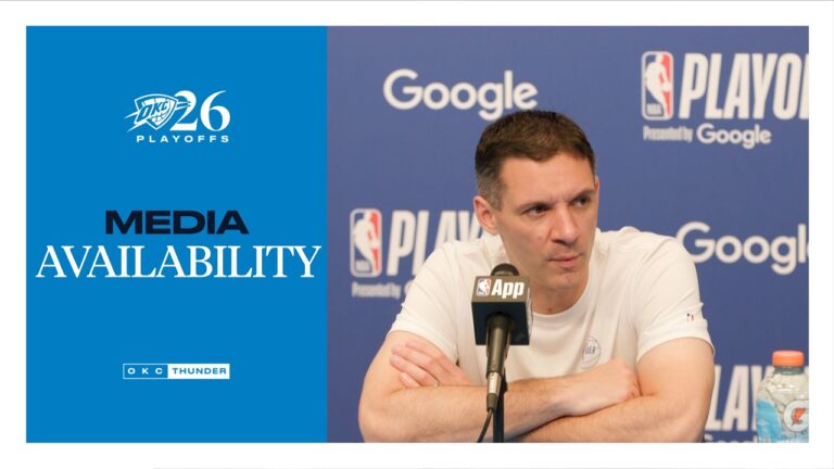 Coach Daigneault on Game 2 Playoffs WCS Game 2 Postgame Media May 7, 2026