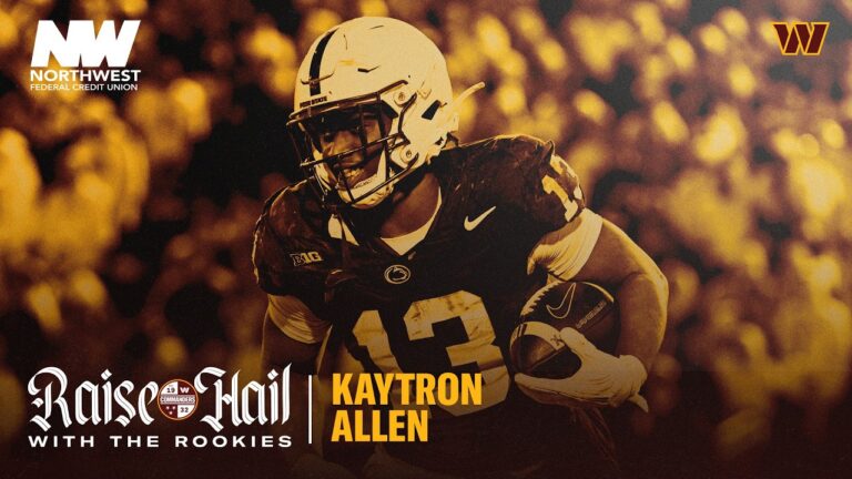 Commanders’ 5th-Round Pick Kaytron Allen will do Whatever It Takes Raise Hail With the Rookies