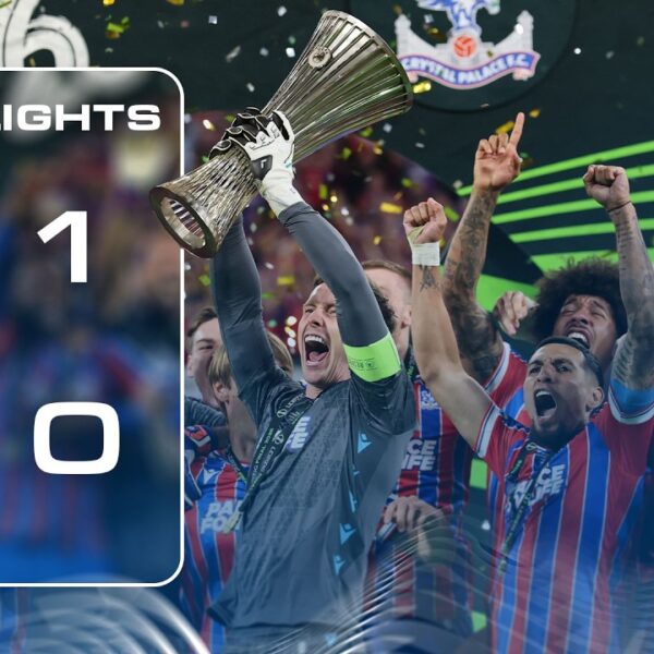 CONFERENCE LEAGUE WINNERS Crystal Palace 1-0 Rayo Vallecano Highlights