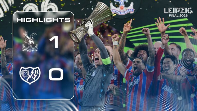 CONFERENCE LEAGUE WINNERS Crystal Palace 1-0 Rayo Vallecano Highlights