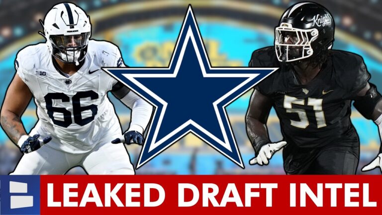 Cowboys Draft Intel LEAKED By ESPN Ft. Trades, Malachi Lawrence, Drew Shelton & Jordyn Tyson