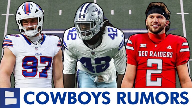 Cowboys Rumors On Re-Signing Jadeveon Clowney, Drafting Brendan Sorsby & Signing Joey Bosa