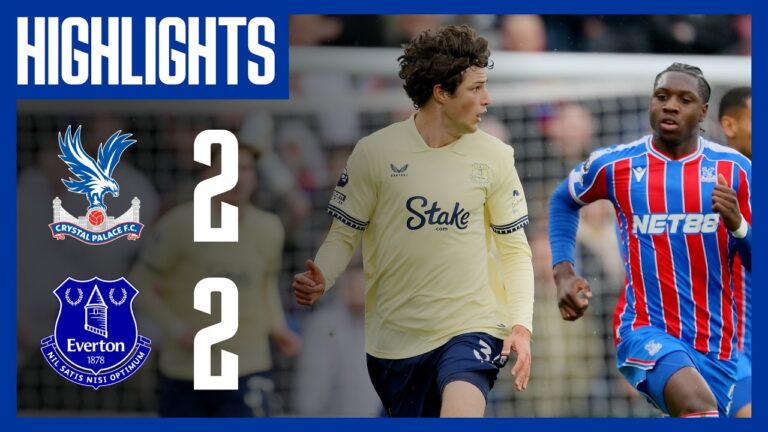 CRYSTAL PALACE 2-2 EVERTON Premier League Highlights