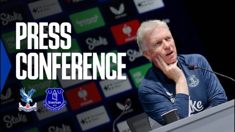CRYSTAL PALACE v EVERTON David Moyes’ Premier League press conference