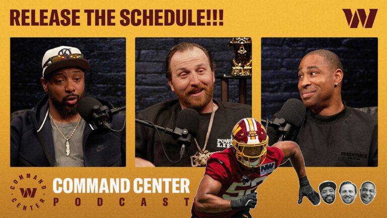 D.C. Don’t FLINCH!!! 2026 Schedule Primetime Predictions Podcast Washington Commanders NFL