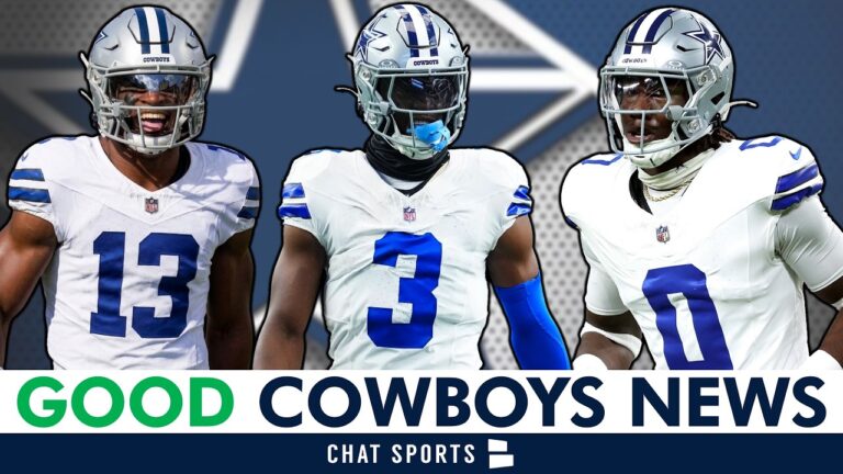 Dallas Cowboys Get GOOD News On George Pickens, Klayton Adams, Caleb Downs And Christian Parker