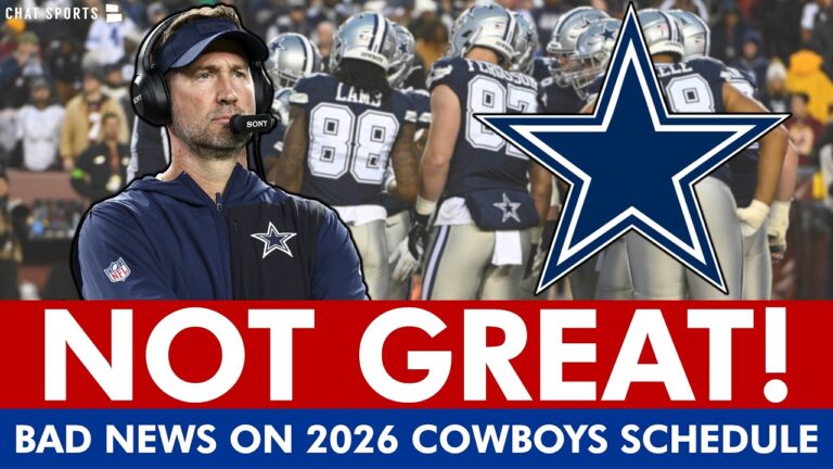 Dallas Cowboys Just Got BAD NEWS From The NFL Before The 2026 NFL Schedule Release