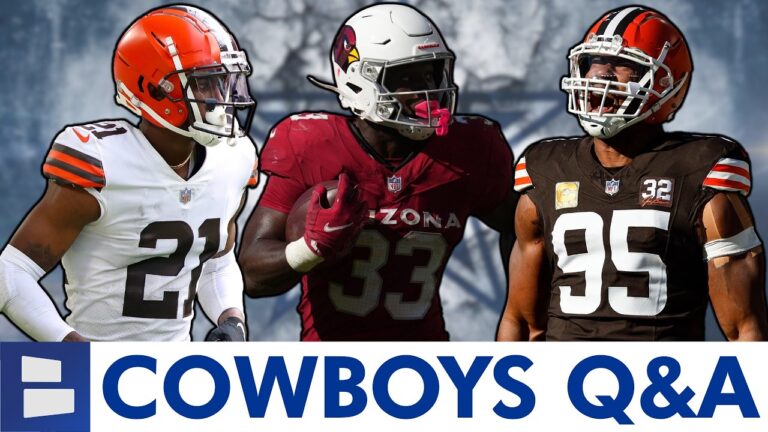 Dallas Cowboys Trade Rumors On Trey Benson, Myles Garrett, Denzel Ward And Drew Sanders Mailbag