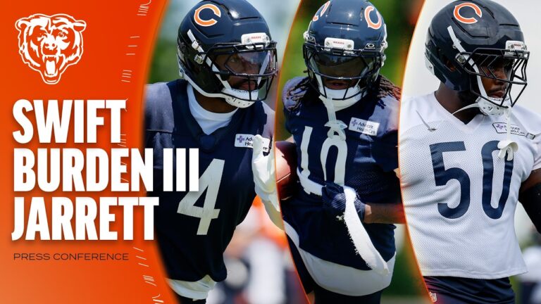 D’Andre Swift, Luther Burden III, Grady Jarrett talk offseason work Press Conference