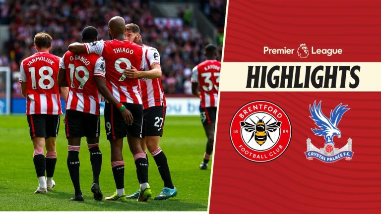 Dango Ouattara scores double in Brentford Draw Brentford 2-2 Crystal Palace Highlights