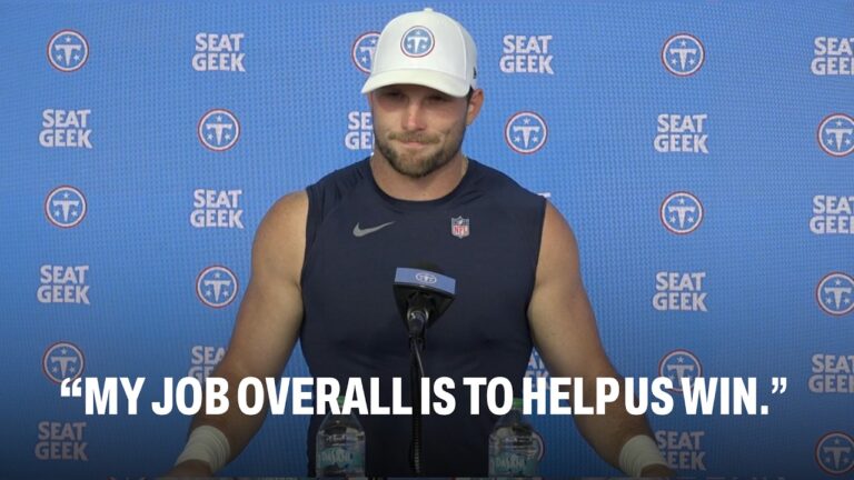 Daniel Bellinger Press Conference Tennessee Titans