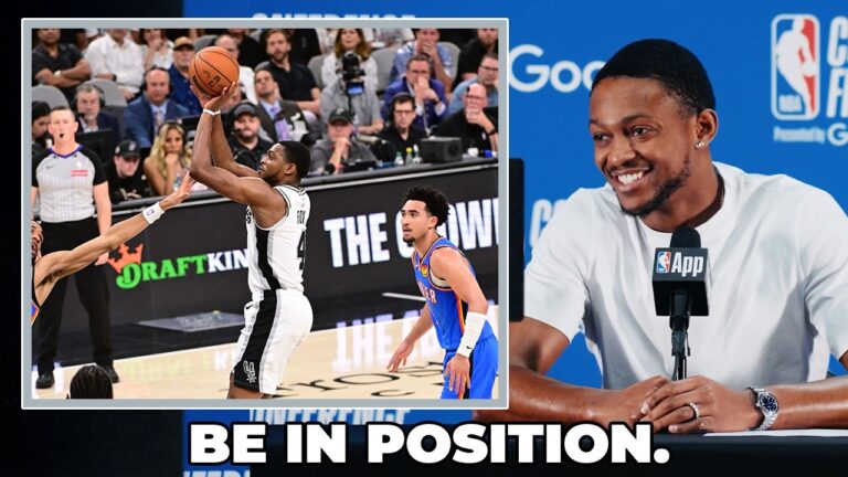 DeAaron Fox on Staying in the Right Place After Spurs 103-82 Win vs. Thunder Series Tied 2-2