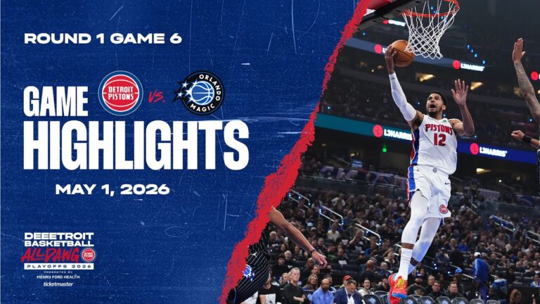Detroit Pistons Force Game 7 with Comeback Win vs Orlando Magic Game Highlights 05.01.26