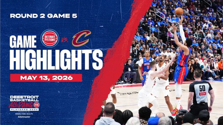 Detroit Pistons vs. Cleveland Cavaliers ROUND 2 GAME 5 HIGHLIGHTS 05.13.26