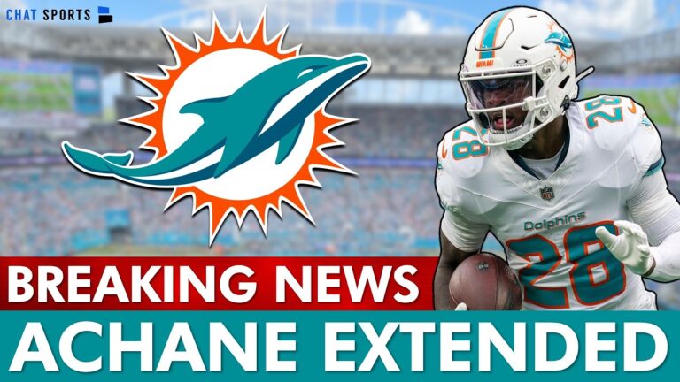 Dolphins Fans GET BEST NEWS EVER! DeVon Achane OFFICIALLY Extended By Miami Dolphins