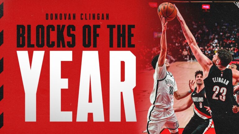 Donovan Clingan’s Best Blocks 2025-26 Season Portland Trail Blazers