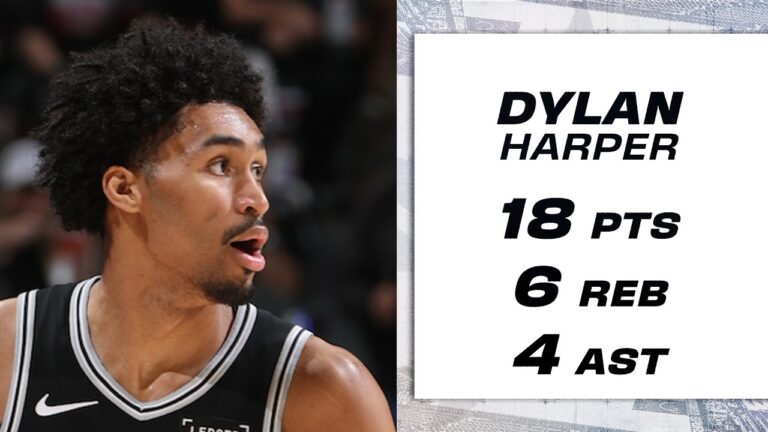 Dylan Harper On Show In Game 6