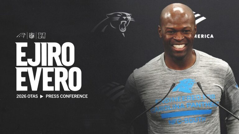 Ejiro Evero: We’re expecting a big jump Carolina Panthers