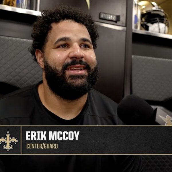 Erik McCoy on David Edwards, regaining athleticism New Orleans Saints