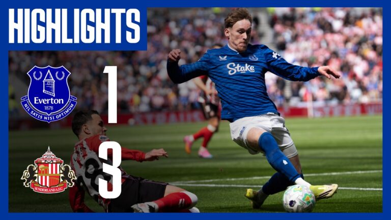 EVERTON 1-3 SUNDERLAND Premier League highlights