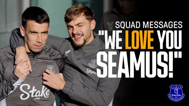 Everton squad’s emotional messages to Seamus Coleman