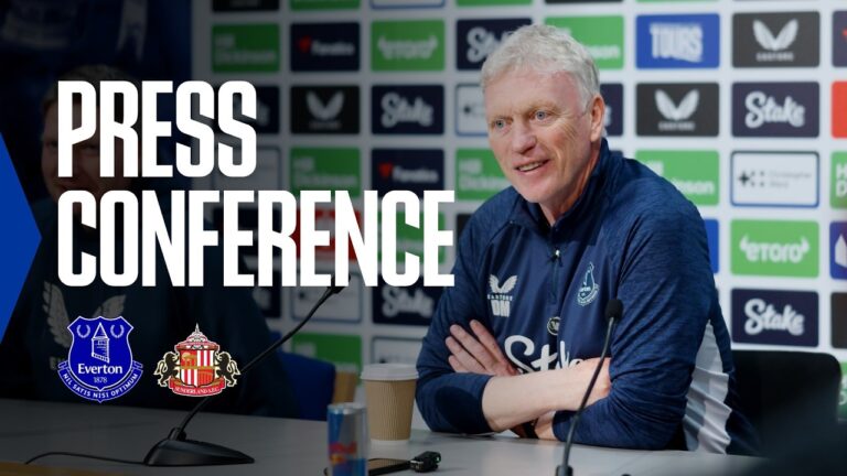 EVERTON v SUNDERLAND David Moyes’ Premier League press conference