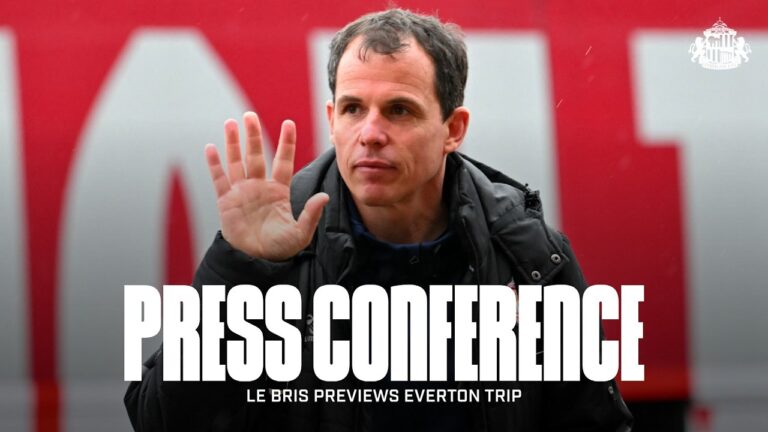 Everton vs Sunderland Régis Le Bris’ Premier League Press Conference