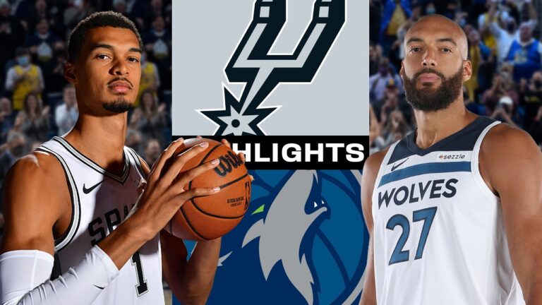 Every Big Moment From Spurs Vs Timberwolves This Season!