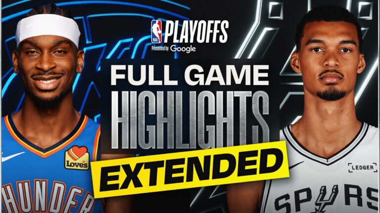 EXTENDED: 1 THUNDER at 2 SPURS FULL GAME 4 HIGHLIGHTS May 24, 2026