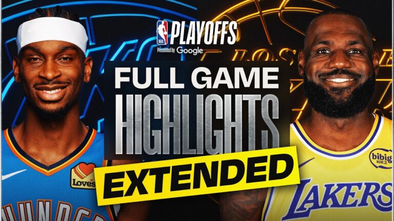 EXTENDED: 1 THUNDER at 4 LAKERS FULL GAME 3 HIGHLIGHTS May 9, 2026