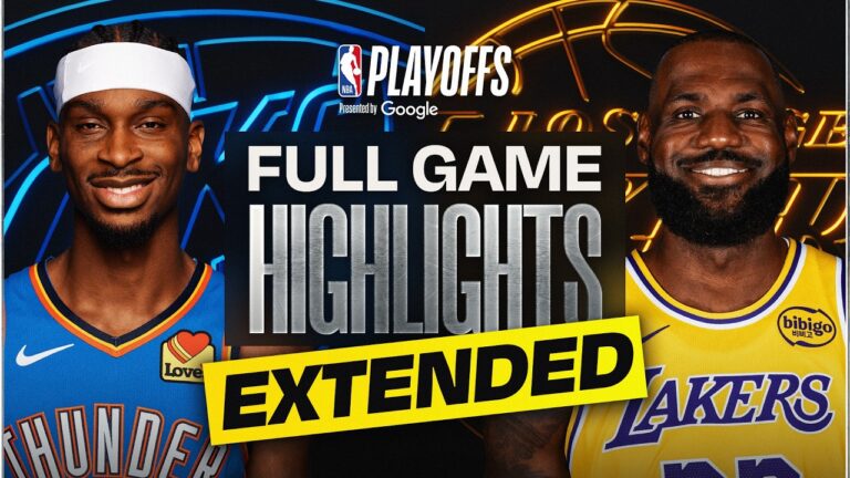 EXTENDED: 1 THUNDER at 4 LAKERS FULL GAME 4 HIGHLIGHTS May 11, 2026
