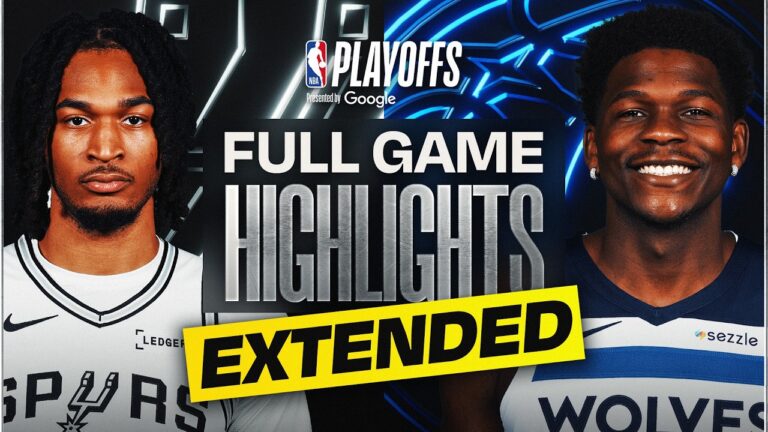 EXTENDED: 2 SPURS at 6 TIMBERWOLVES FULL GAME 2 HIGHLIGHTS May 10, 2026
