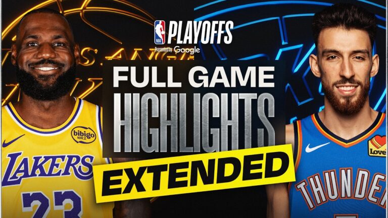 EXTENDED: 4 LAKERS at 1 THUNDER FULL GAME 1 HIGHLIGHTS May 5, 2026
