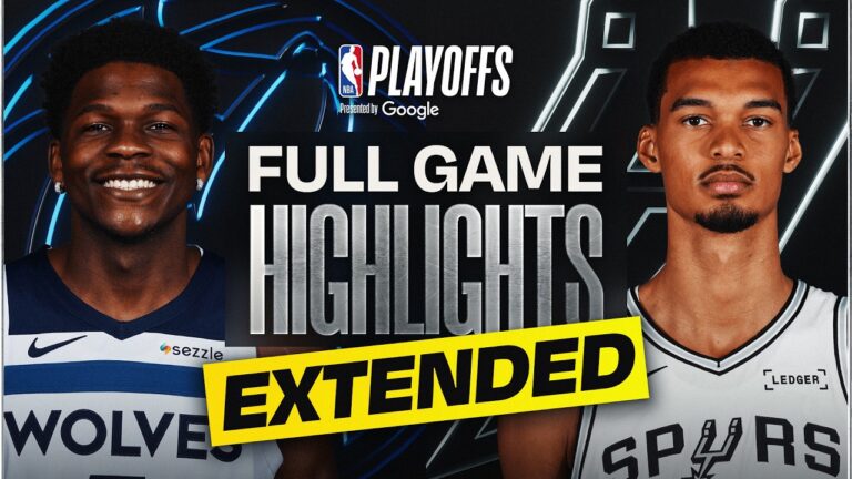 EXTENDED: 6 TIMBERWOLVES at 2 SPURS FULL GAME 1 HIGHLIGHTS May 4, 2026