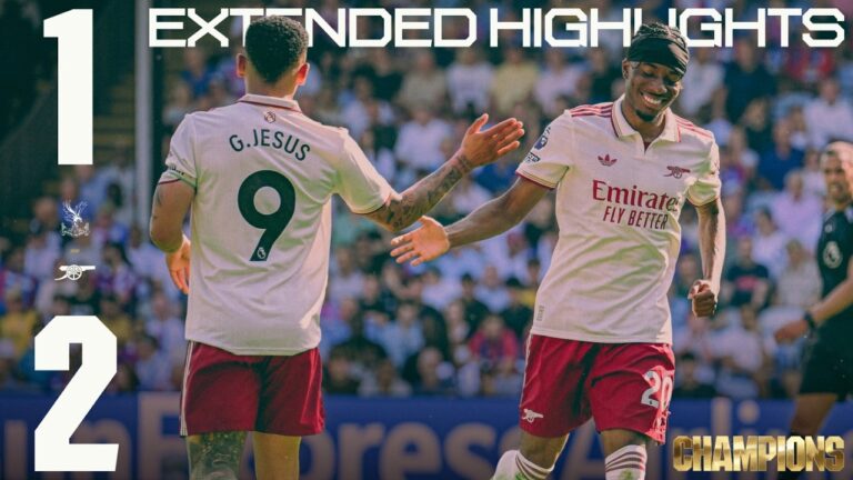 EXTENDED HIGHLIGHTS Crystal Palace vs Arsenal (1-2) Jesus & Madueke earn victory for PL Champions