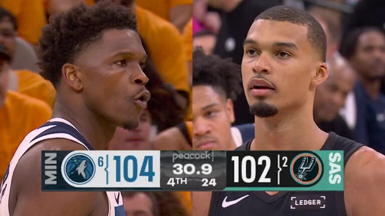 Final 2:16 WILD ENDING 6 Timberwolves vs 2 Spurs May 4, 2026