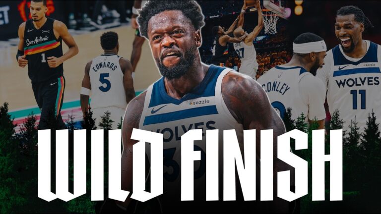 FINAL 2:53 of INSANE Ending To Timberwolves-Spurs Game 1 Anthony Edwards vs. Victor Wembanyama