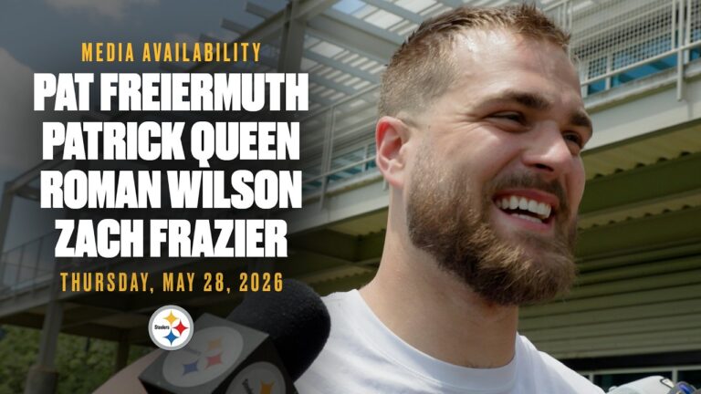 Freiermuth, Queen, Wilson, Frazier Media Availability (May 28) Pittsburgh Steelers