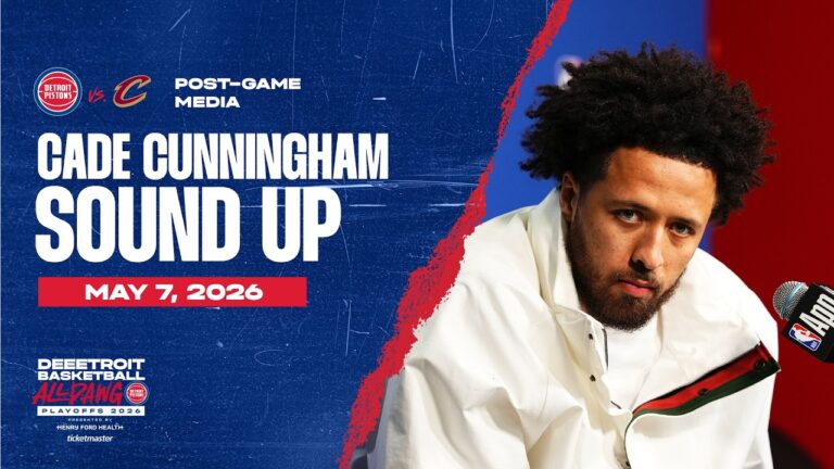 Game 2 Round 2: Post-Game Press Conference: Cade Cunningham Pistons vs. Cavs 05.07.26