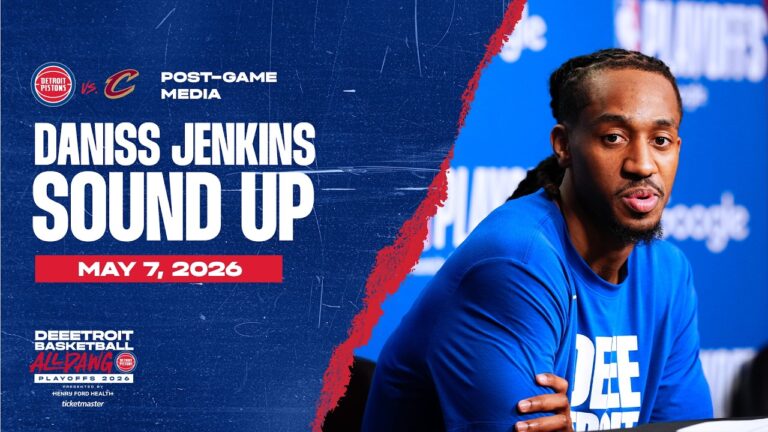Game 2 Round 2: Post-Game Press Conference: Daniss Jenkins Pistons vs. Cavs 05.07.26