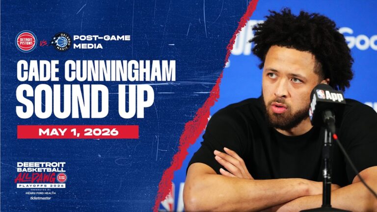 Game 6: Post-Game Press Conference: Cade Cunningham Pistons vs. Magic  05.01.26