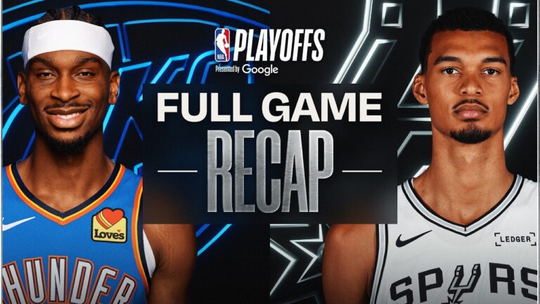 Game Recap: Spurs 103, Thunder 82