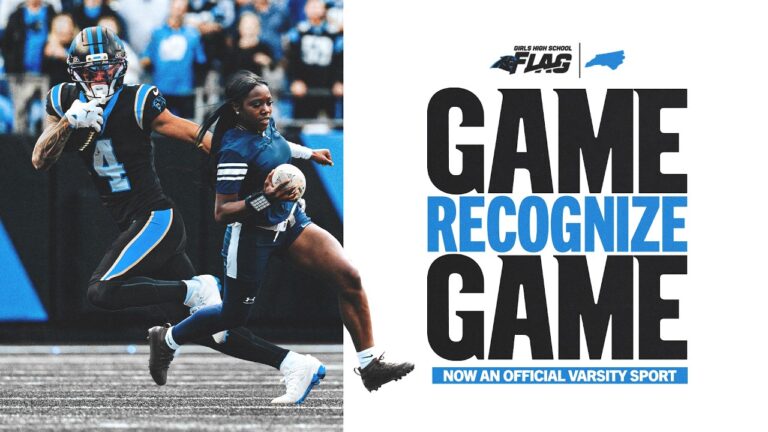 Game Recognize Game: Girls High School Flag Football becomes Official Varsity Sport in NC