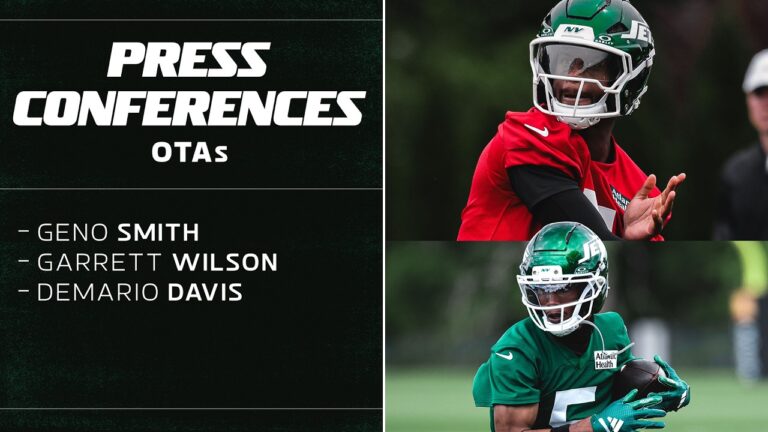 Geno Smith and Garrett Wilson on the Start of OTAs New York Jets NFL